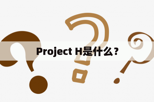 Project H是什么？