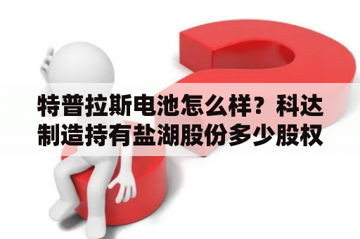 特普拉斯电池怎么样？科达制造持有盐湖股份多少股权？