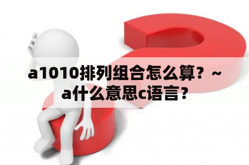 a1010排列组合怎么算？~a什么意思c语言？