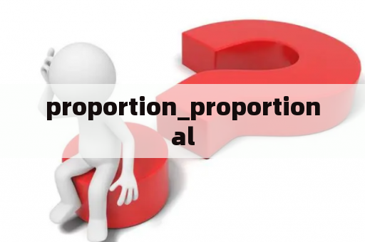 proportion_proportional