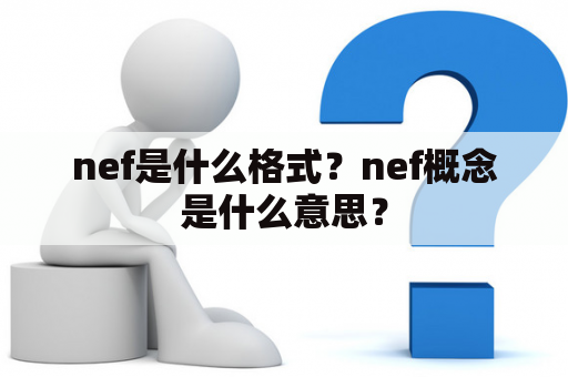 nef是什么格式？nef概念是什么意思？