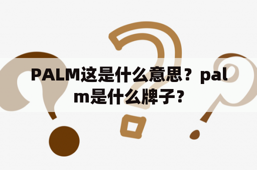 PALM这是什么意思？palm是什么牌子？