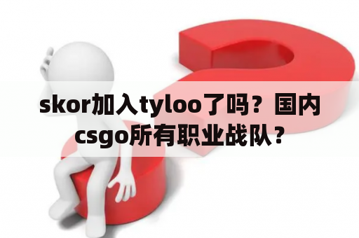 skor加入tyloo了吗？国内csgo所有职业战队？