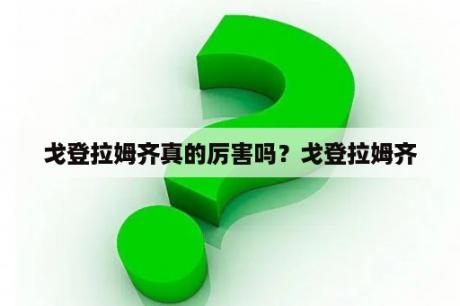 戈登拉姆齐真的厉害吗？戈登拉姆齐