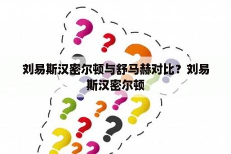 刘易斯汉密尔顿与舒马赫对比？刘易斯汉密尔顿