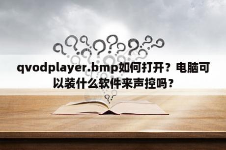 qvodplayer.bmp如何打开？电脑可以装什么软件来声控吗？