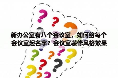 新办公室有八个会议室，如何给每个会议室起名字？会议室装修风格效果图