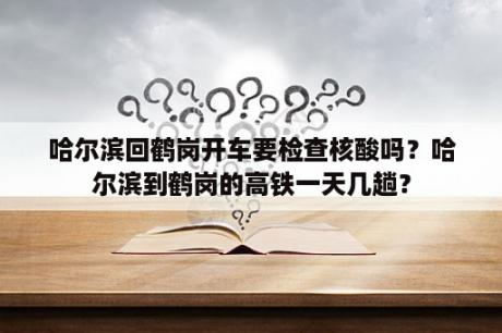 哈尔滨回鹤岗开车要检查核酸吗？哈尔滨到鹤岗的高铁一天几趟？