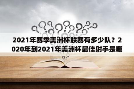 2021年赛季美洲杯联赛有多少队？2020年到2021年美洲杯最佳射手是哪位？