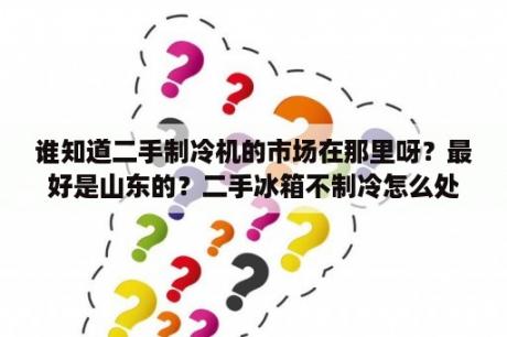 谁知道二手制冷机的市场在那里呀？最好是山东的？二手冰箱不制冷怎么处理？