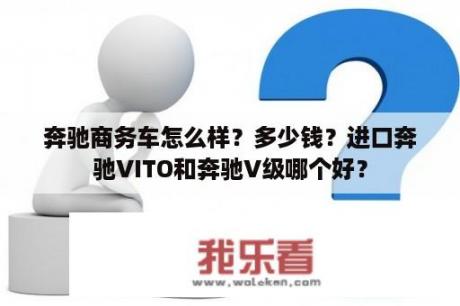 奔驰商务车怎么样？多少钱？进口奔驰VITO和奔驰V级哪个好？