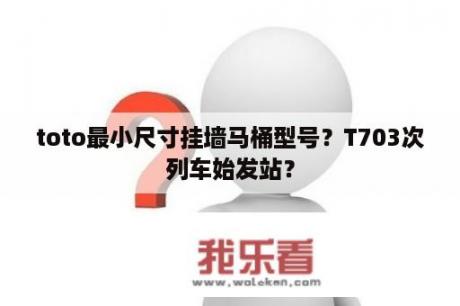 toto最小尺寸挂墙马桶型号？T703次列车始发站？