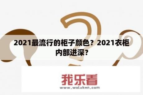 2021最流行的柜子颜色？2021衣柜内部进深？