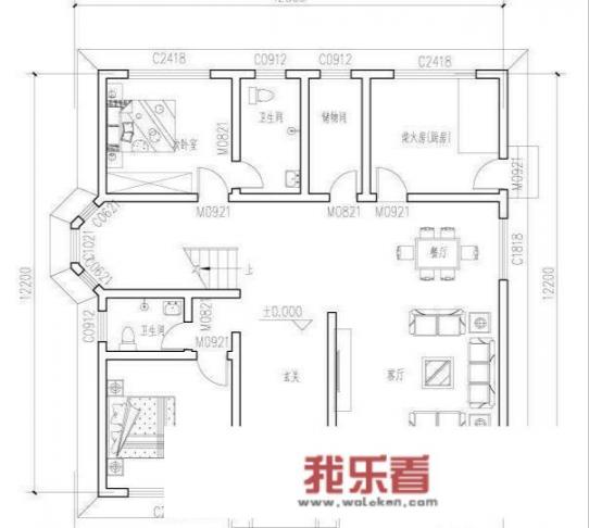 12米乘12米两层别墅内部设计效果图有哪些推荐？请问入户花园怎么修改成有晾衣服功能和小会客厅功能，这套房装修有什么好建议，谢谢？