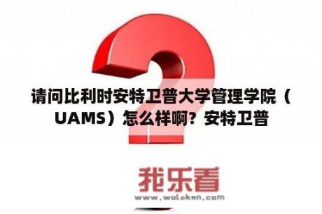 请问比利时安特卫普大学管理学院（UAMS）怎么样啊？安特卫普