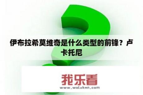 伊布拉希莫维奇是什么类型的前锋？卢卡托尼