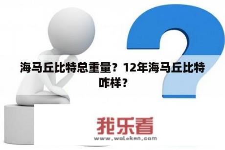 海马丘比特总重量？12年海马丘比特咋样？