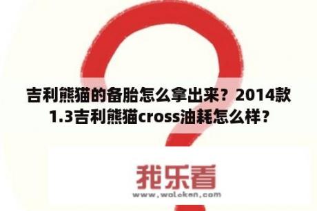 吉利熊猫的备胎怎么拿出来？2014款1.3吉利熊猫cross油耗怎么样？