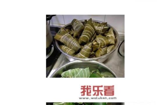 板栗肉粽子的做法？