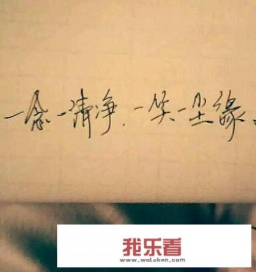 “一笑一尘缘,一念一清静”，是什么意思？