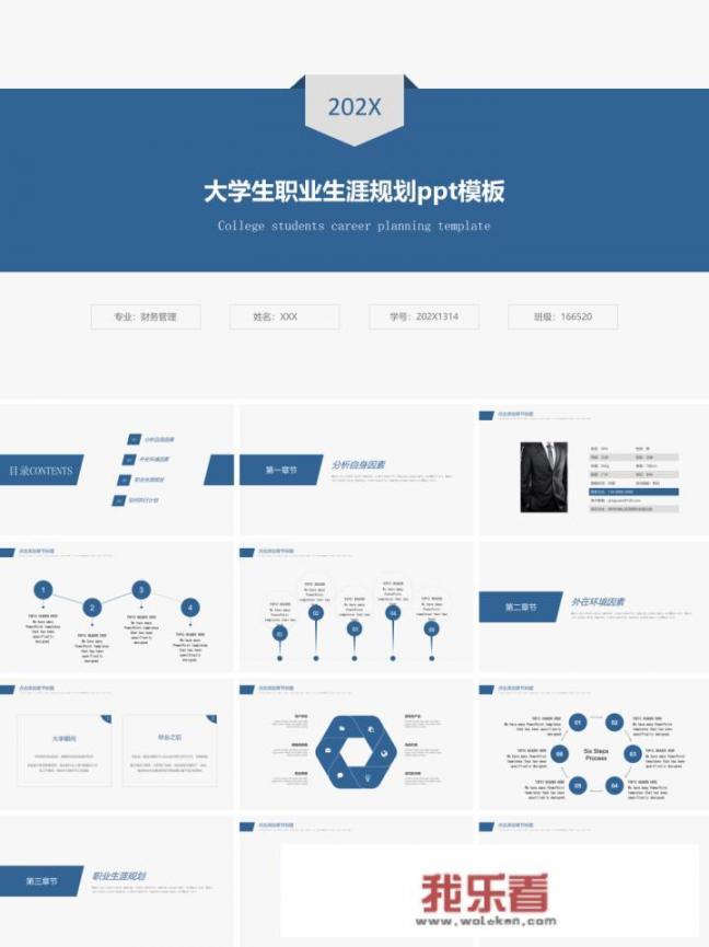 想找一款有关于职业规划的PPT模板，有没有什么好的介绍
