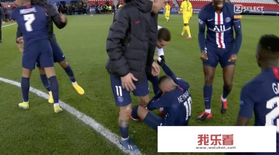 2-0翻盘！内马尔头球+2次被推倒+赛后痛哭！健康的内马尔是梅罗后第三人吗？_法甲无对抗倒地