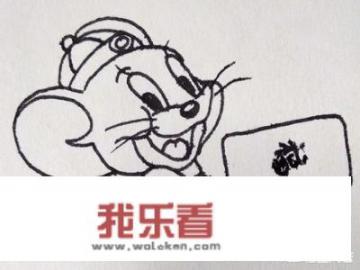 幼儿美工：[6]简笔画---猫和老鼠？_老鼠简笔画 可爱