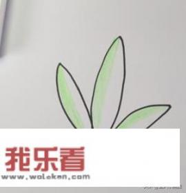 画树叶的简笔画