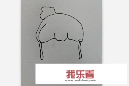 小女孩的简笔画？