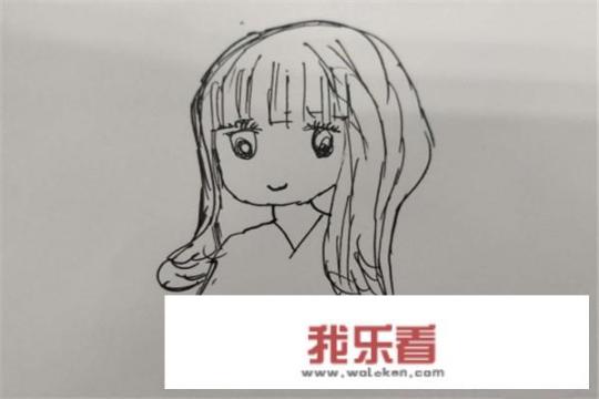 长头发卡通女孩简笔画怎么画，怎么画卡通女孩？