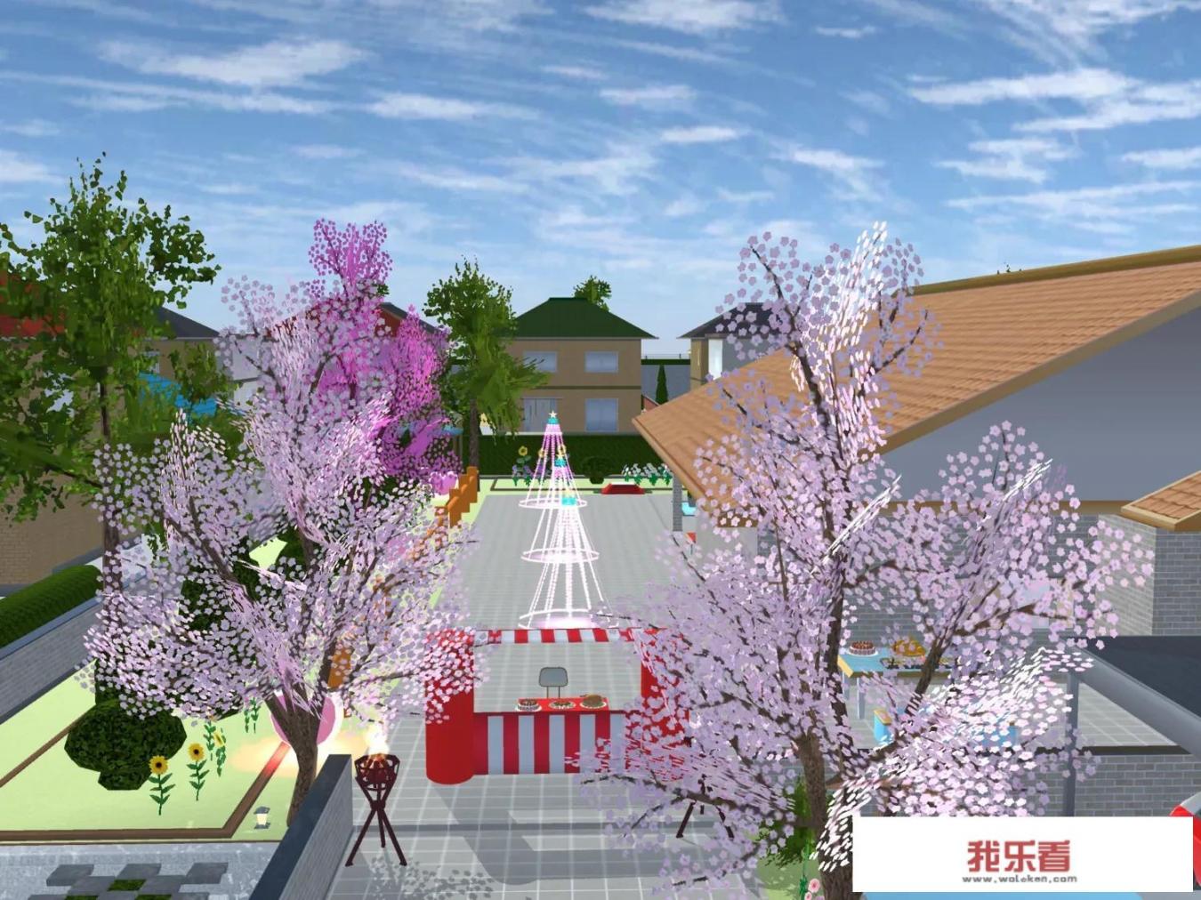 樱花校园怎么种树？