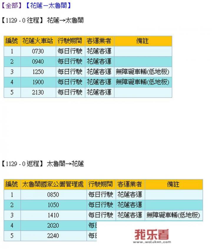 从花莲市区到七星潭，太鲁阁有公交客运班车吗？