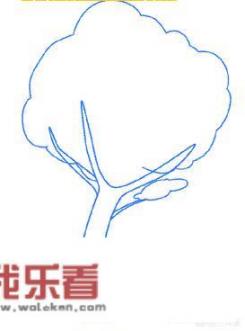 大树简笔画怎么画？