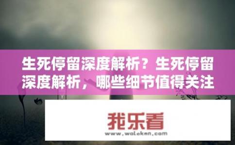 生死停留深度解析？生死停留深度解析，哪些细节值得关注？生死界限内外，深度探究生命停留的深层奥秘，关注哪些关键信息不容忽视?