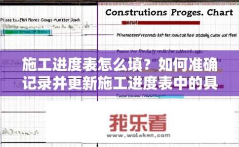 施工进度表怎么填？如何准确记录并更新施工进度表中的具体时间点和工程量?