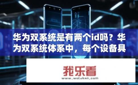 华为双系统是有两个id吗？华为双系统体系中，每个设备具有独立ID吗？