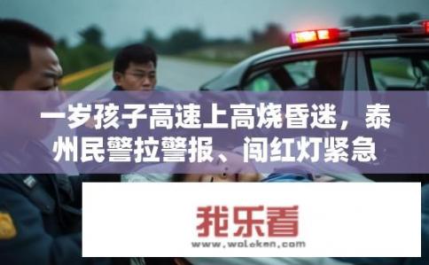 一岁孩子高速上高烧昏迷，泰州民警拉警报、闯红灯紧急送医, 你怎么看？泰州市公安部门为何不顾规则在高速公路上快速降温下高烧并昏厥，果断采取紧急措施将幼儿送往医院救治，有何考量与价值?