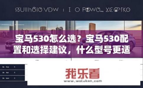 宝马530怎么选？宝马530配置和选择建议，什么型号更适合您的需求？