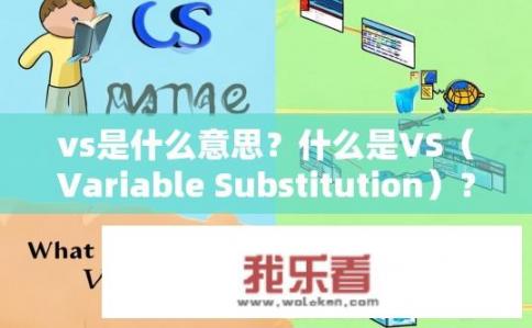 vs是什么意思？什么是VS（Variable Substitution）？