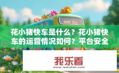 花小猪快车是什么？花小猪快车的运营情况如何？平台安全保障吗？
