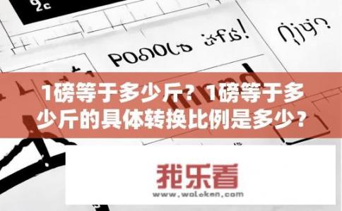 1磅等于多少斤？1磅等于多少斤的具体转换比例是多少？
