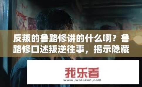 反叛的鲁路修讲的什么啊？鲁路修口述叛逆往事，揭示隐藏的秘密与激进立场的故事