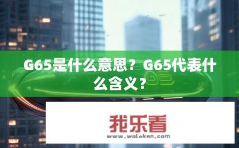 G65是什么意思？G65代表什么含义？