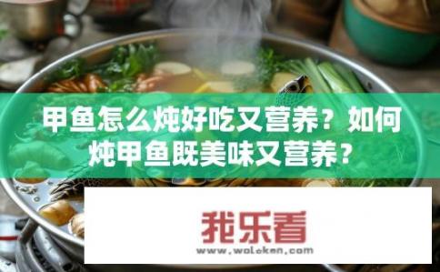 甲鱼怎么炖好吃又营养？如何炖甲鱼既美味又营养？