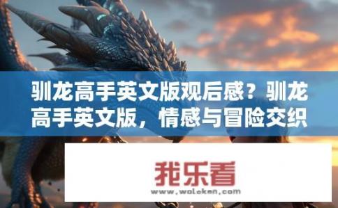 驯龙高手英文版观后感？驯龙高手英文版，情感与冒险交织的观影体验如何？
