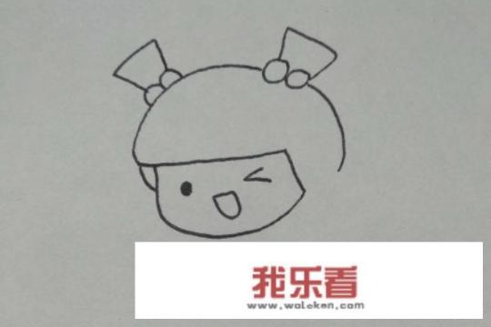 怎么画一个除夕在放鞭炮的小女孩卡通儿童简笔画？