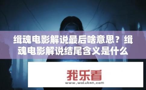 缉魂电影解说最后啥意思？缉魂电影解说结尾含义是什么？