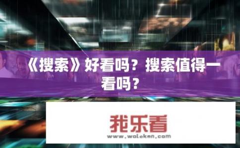 《搜索》好看吗？搜索值得一看吗？