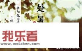 处暑节气的特点和风俗？