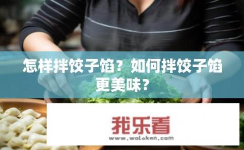 怎样拌饺子馅？如何拌饺子馅更美味？